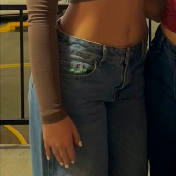 PacSun Low Rise Dark Wash Jeans NWT - Picture 4 of 4